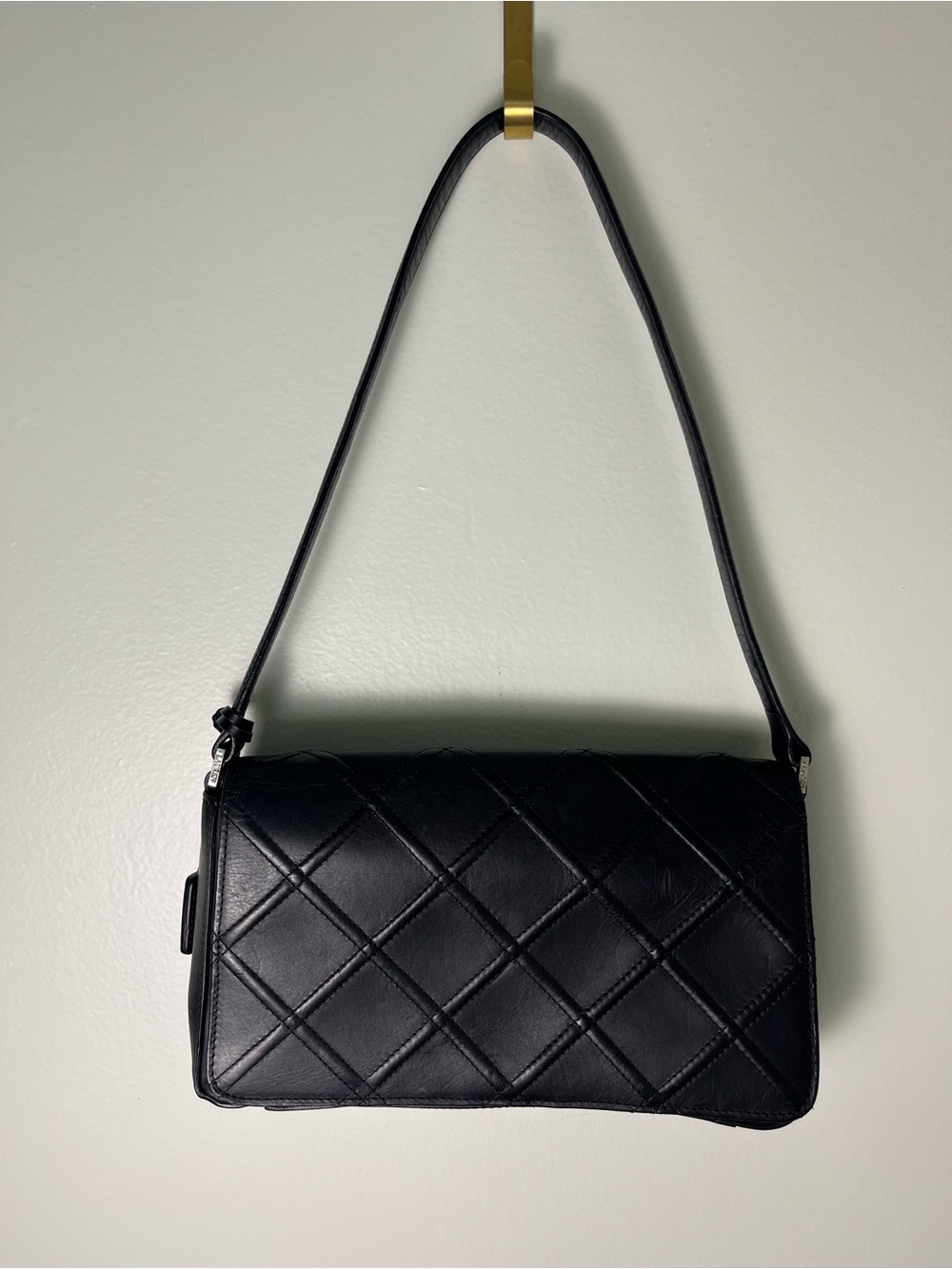 Lauren Ralph Lauren Black Quilted Shoulder Bag